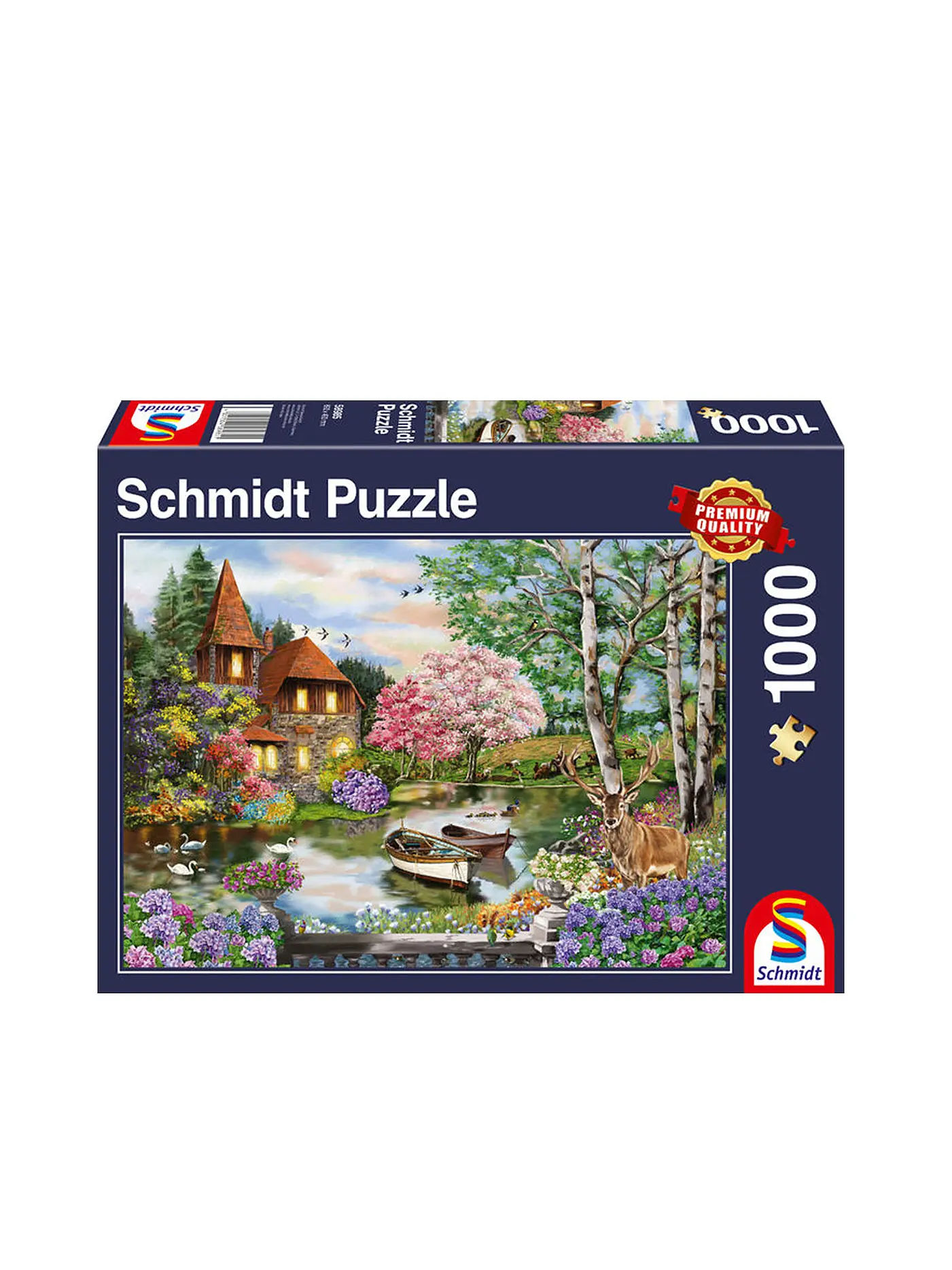 SCHMIDT-SPIELE | Puzzle Haus am See 2000 Teile | 